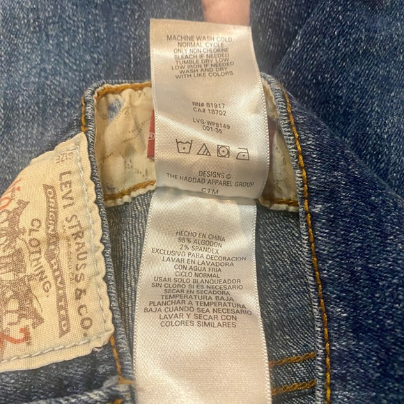 Levi's Bottoms Levi Strauss Original Riveted Jeans Stretch Flare